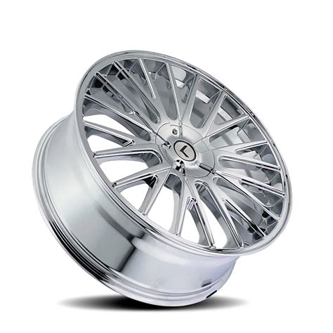 Kraze Mustang Double Down Chrome Wheel; 22x8.5 KR185-22803C38 (15-23 Mustang GT w/o Performance ...