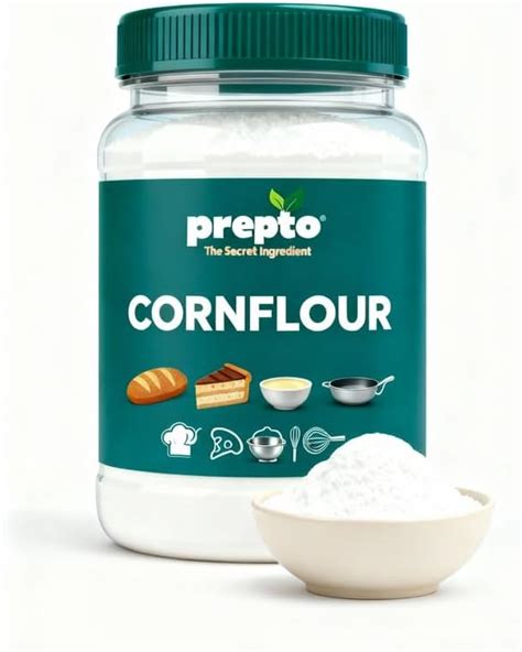 PREPTO Cornflour 200g | Premium Gluten-Free Corn Starch Powder for ...