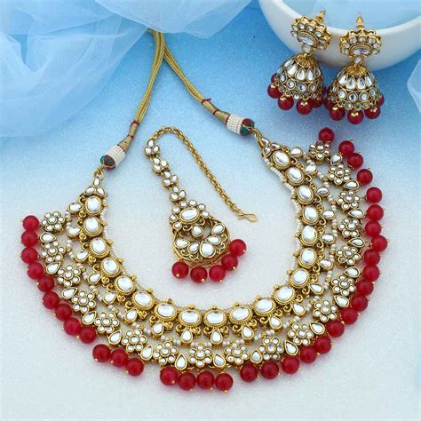 Premium Kundan Necklace Sets | Bling Bag