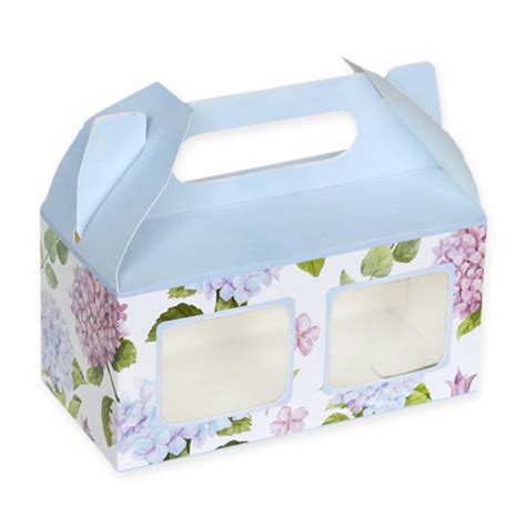 Buy Chic a Choc Cupcake Box for 2 with Tray / 2 Jars Box in a Blue ...