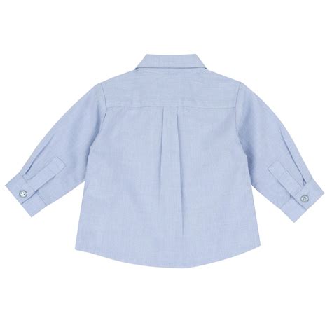 Chicco Boys Light Blue Solid Shirt with Tie - Top – Chicco India