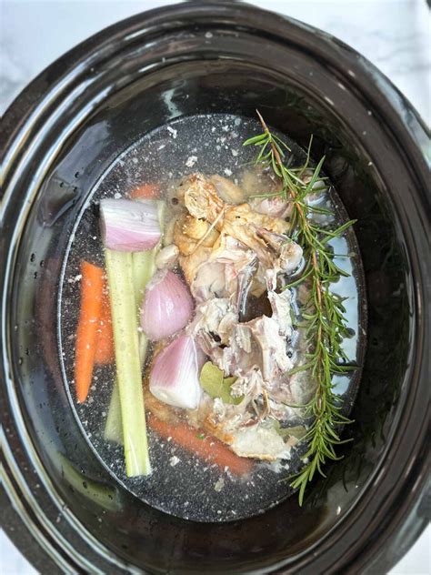 Rotisserie Chicken Broth (Slow Cooker, Instant Pot or Stovetop) - The ...