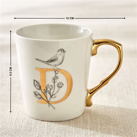 Buy Alphaa Bone China Printed Coffee Mug - 350ml from Home Centre at ...