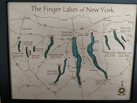 Map Of Finger Lakes In New York