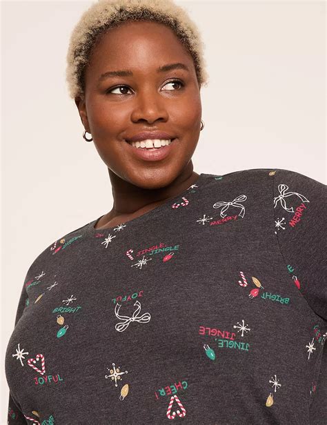 Classic Long Sleeve Crew Neck Layer | LaneBryant