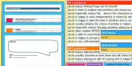 Report Writing / Progress Card Comments (teacher made)