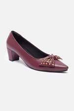 Buy Women Maroon Heels Online - 39732258 | Van Heusen
