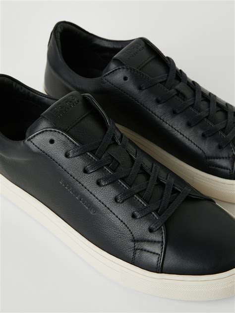 Men's Leather Sneaker Sl100 - Zwart | Björn Borg