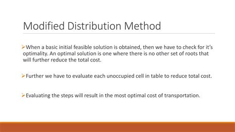 Image result for Modi Distribution Method