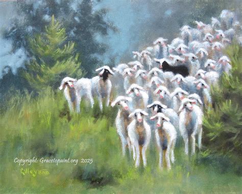 Like Sheep Without a Shepherd - Grace to Paint