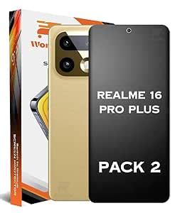 WonRia® Pack 2 - Matte Screen Guard Protector Compatible with Realme 16 ...