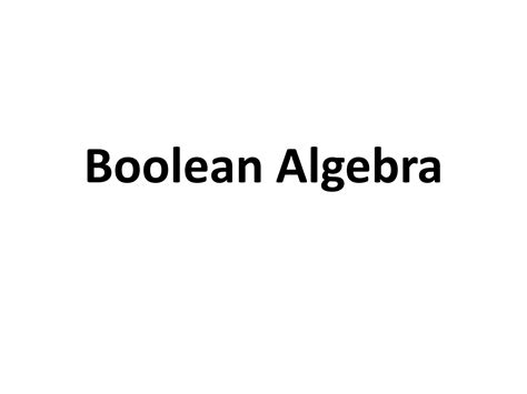 Boolean Algebra Examples 的图像结果