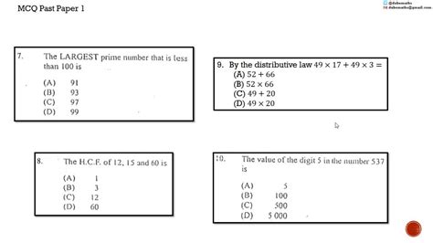 Image result for CSEC Math Multiple Choice Past Papers