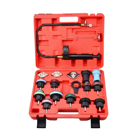 Buy DAGUAN-YAOYAO Coolant Pressure Tester Kit 29Pcs Universal Radiator ...