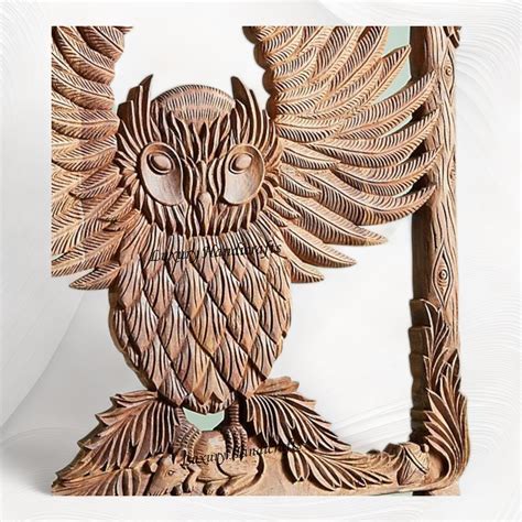 Handcarved Menagerie Owl Dining Chair Brown – Luxury Handicrafts