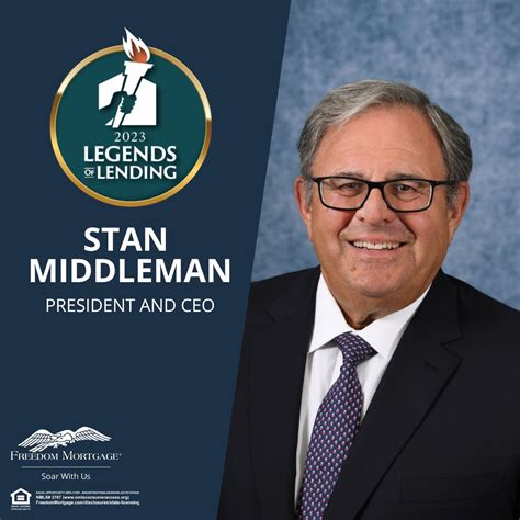Stan Middleman on LinkedIn: I'm truly honored! Thanks, Freedom Mortgage ...