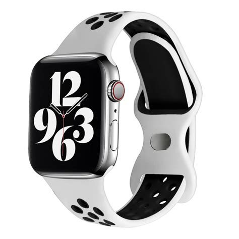 CULT OF PERSONALITY - Breathable Silicone Strap (White & Black) - Appl