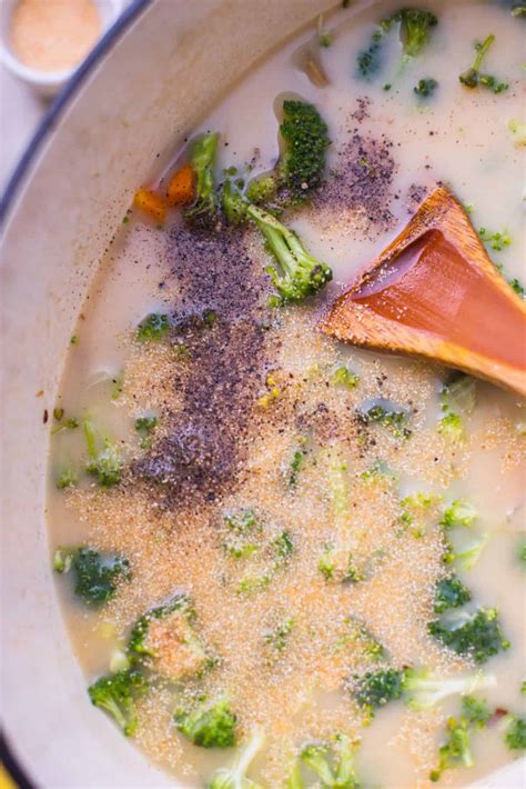how to cook broccoli cheddar soup