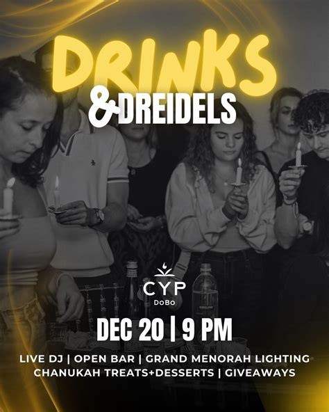 Drinks & Dreidels (Young Jewish Professionals), Boca Beach Chabad ...