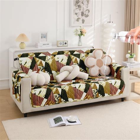 Quilted Sofa Mats | Pet Friendly & Durable | HOKIPO – HOKIPO | Har Ghar ...