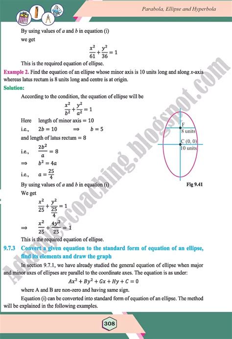 Image result for Class 12 Math Unit Parabola