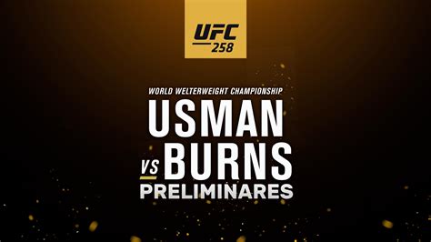 Watch In Spanish - UFC 258: Usman vs. Burns (Prelims) | Sling TV