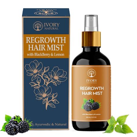 Buy Ivory Natural Hair Mist for Long Hair (200ml) - Ayush Certified ...