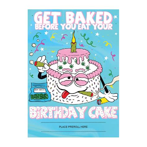 420 Cardz Birthday Cake Card - Joint Holder Birthday Card – Mission ...