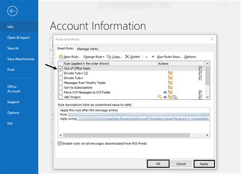 How to Set an Away Message in Outlook Blue - Slone Ouldemove
