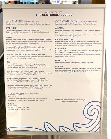 Signature-Cocktail-Menu-American-Express-Centurion-Lounge-Las-Vegas ...