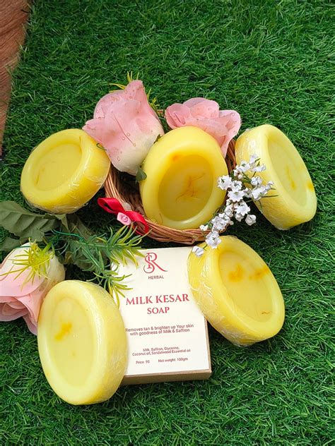 Milk Kesar Soap pack of 5 || Shree Rudra