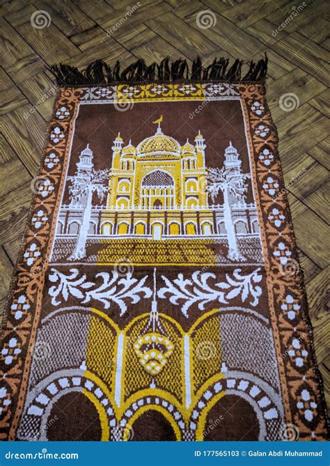 Islamic Prayer Rug. Sajadah for Muslim Praying Editorial Stock Photo ...