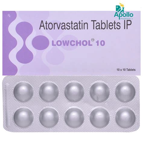 LOWCHOL 10MG TABLET Price, Uses, Side Effects, Composition - Apollo ...
