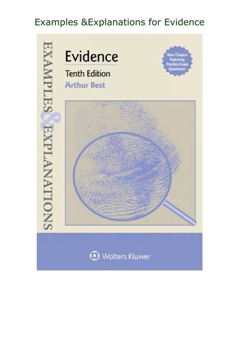 Image result for Evidence Examples