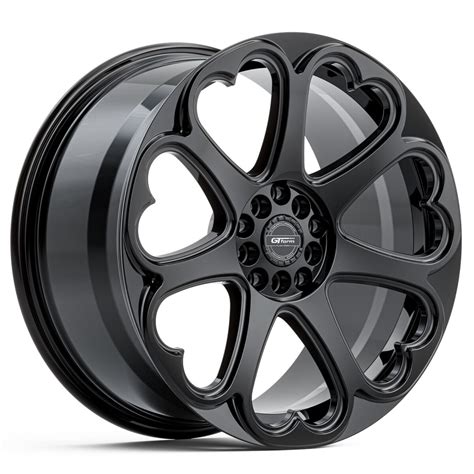 GT FORM HEARTS GLOSS BLACK 18X8.5 5X105 WHEEL | CNC Wheels