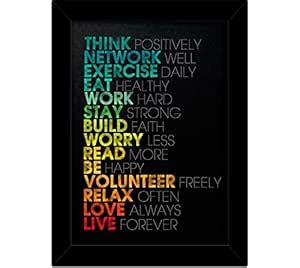 TIED RIBBONS Inspirational Quotes Wall Frames Motivational Quotes ...