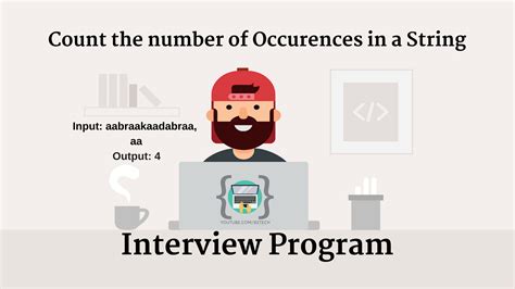 Program to find the number of occurrences in a given String - B2 Tech