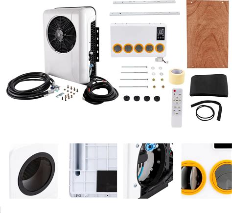 Amazon.com: DC 12V RV Air Conditioner System Split Universal Truck ...