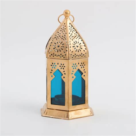 Buy Salsa Glass & Metal Moroccan Hanging Lantern from Home Centre at ...