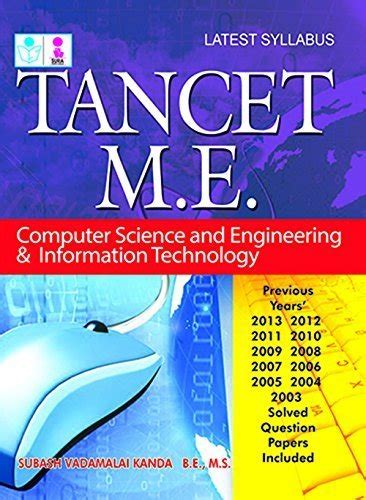 Routemybook - Buy TANCET M.E. Computer Science and Engineering and ...