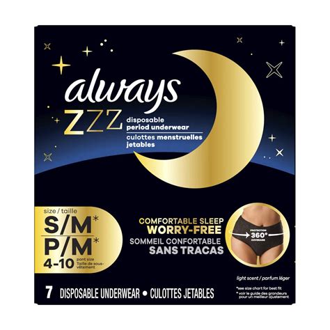Always Zzz Period Underwear