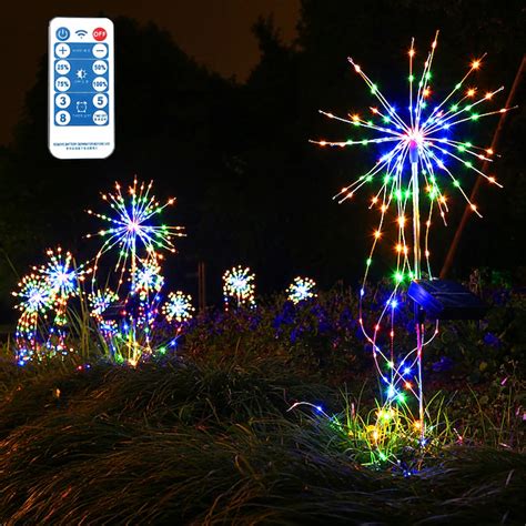 LED Waterproof Firework Lights, Starburst Garden Lamps for Weddings ...