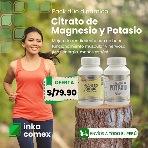 Citrato de Magnesio con Camu Camu y Citrato de Potasio - Oriundos (pack ...