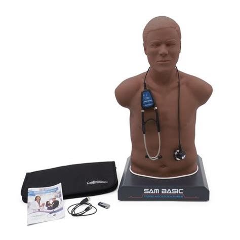SAM Basic® - Affordable Adult Auscultation Manikin, Dark Skin | 1022474 ...