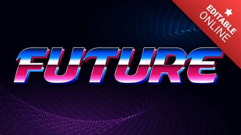 Text Style Retro Future 的图像结果