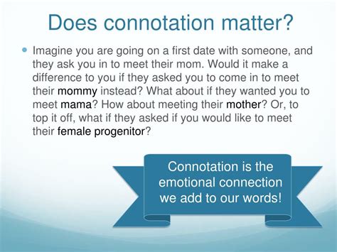 Connotation vs Denotation Examples 的图像结果