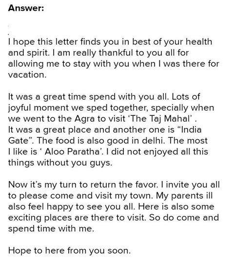 You recently spent a holiday with some friends in a far off village ...