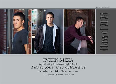 Evzens graduation!!!, 1711 Randall Dr, Solon, IA 52333, 17 May 2025 ...