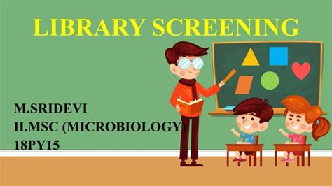 Library Screening 的图像结果