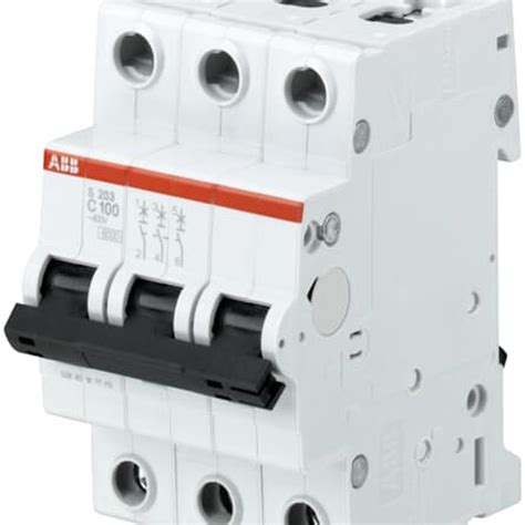 ABB S203-C100 3X100A C TIPI 6KA OTOMATIK SIGORTA - 7,969.00 TL + KDV